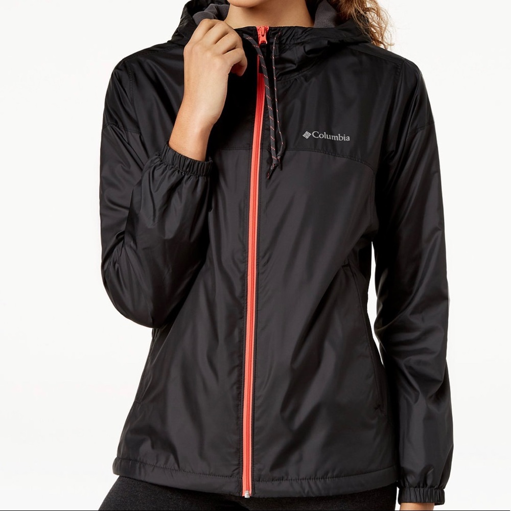 Columbia Fleece-lined Windbreaker Jacket Size-XS